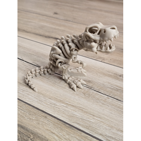 Fantastyczny Szkielet T-Rexa 25cm - 3D Kolekcjonerski Model