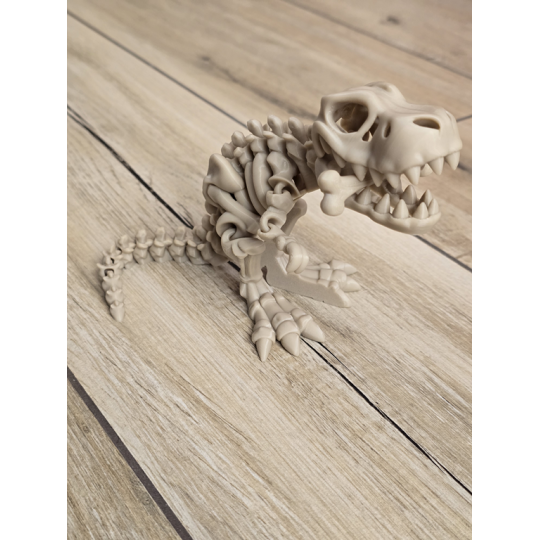 Fantastyczny Szkielet T-Rexa 25cm - 3D Kolekcjonerski Model