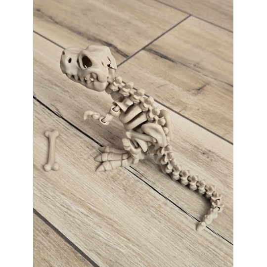Fantastyczny Szkielet T-Rexa 25cm - 3D Kolekcjonerski Model