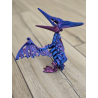 Imponujący Szkielet Pteranodona - Kolekcjonerski Model - Dwukolorowy Druk3D