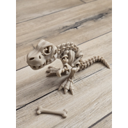 Fantastyczny Szkielet T-Rexa 25cm - 3D Kolekcjonerski Model