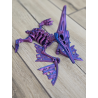 Imponujący Szkielet Pteranodona - Kolekcjonerski Model - Dwukolorowy Druk3D