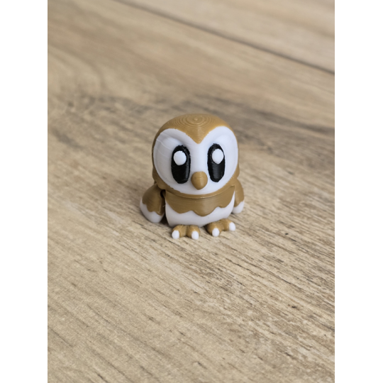 Mini figurka Sowy 3d - Druk3d fidget mixGadzet