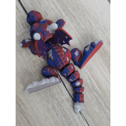 Figurka Smoka 3D Świecąca w Ciemności na Niebiesko - Druk 3D mixGadzet