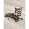 Sympatyczna Wiewiórka - brelok, który Cię rozczuli - Druk3d fidget Keychain