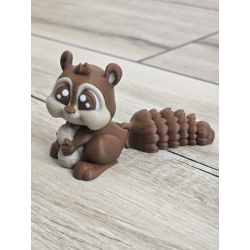 Sympatyczna Wiewiórka - brelok, który Cię rozczuli - Druk3d fidget Keychain