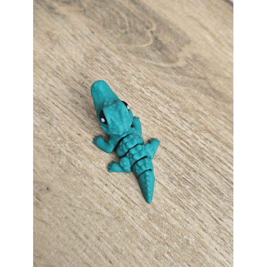 Mini figurka Krokodyla 3d - Druk3d fidget mixGadzet