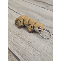 Wesoła Wydra - Brelok do Kluczy 3D - Brelok Druk3d fidget Keychain