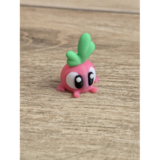 Mini figurka Rzodkiewki 3d - Druk3d fidget mixGadzet