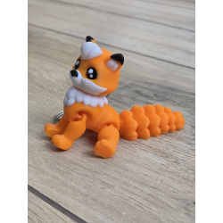 Ruchomy Lisek - Brelok 3d - Druk3d fidget Keychain mixGadzet
