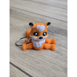 Ruchomy Lisek - Brelok 3d - Druk3d fidget Keychain mixGadzet