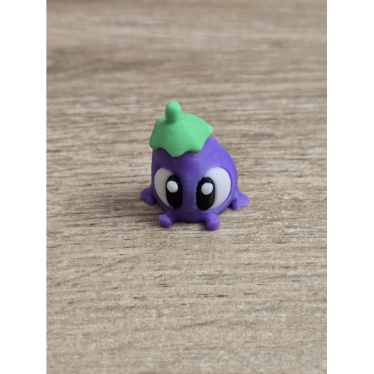 Mini figurka Bakłażan 3d - Druk3d fidget mixGadzet