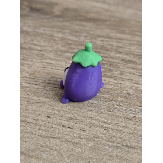 Mini figurka Bakłażan 3d - Druk3d fidget mixGadzet