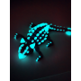 Keyspinner + Świecący Ankylozaur 2w1- KeyRambit KeyFlipper Druk3d Fidget