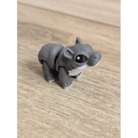 Mini figurka Hipopotam 3d - Druk3d fidget mixGadzet