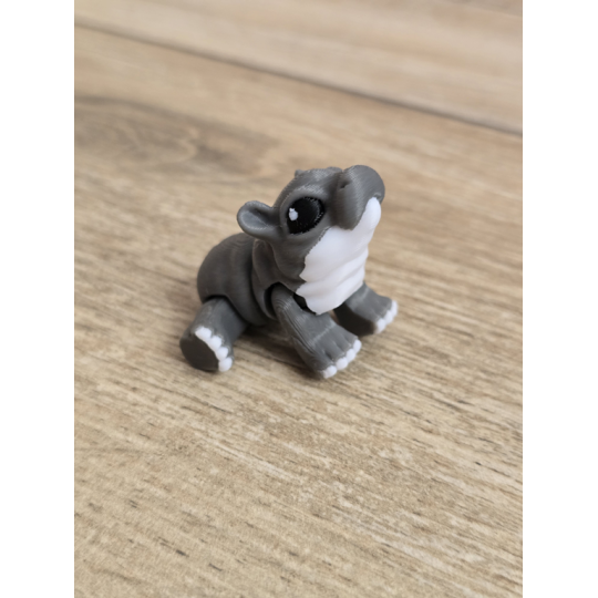 Mini figurka Hipopotam 3d - Druk3d fidget mixGadzet
