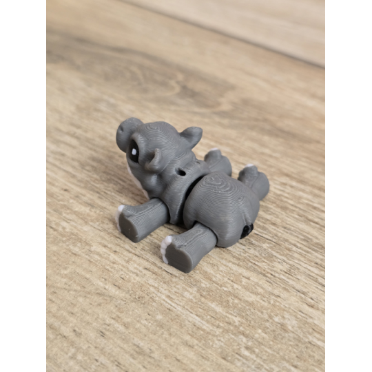 Mini figurka Hipopotam 3d - Druk3d fidget mixGadzet
