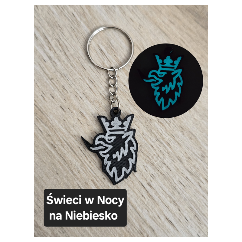 Breloczek Scania - Świeci w Nocy! 3d - Druk3d fidget Keychain mixGadzet