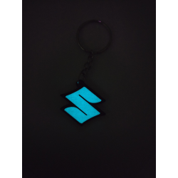 Breloczek Suzuki - Świeci w Nocy! 3d - Druk3d fidget Keychain mixGadzet