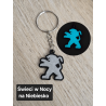 Breloczek Peugeot - Świeci w Nocy! 3d - Druk3d fidget Keychain mixGadzet