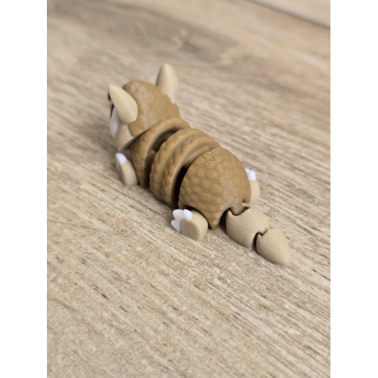 Mini figurka Pancernik 3d - Druk3d fidget mixGadzet