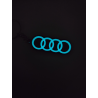 Breloczek Audi - Świeci w Nocy! 3d - Druk3d fidget Keychain mixGadzet