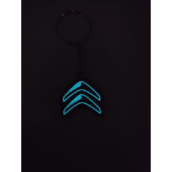 Breloczek Citroen - Świeci w Nocy! 3d - Druk3d fidget Keychain mixGadzet