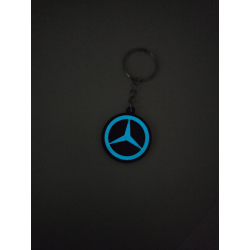 Breloczek Mercedes - Świeci w Nocy! 3d - Druk3d fidget Keychain mixGadzet