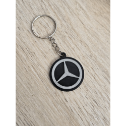 Breloczek Mercedes - Świeci w Nocy! 3d - Druk3d fidget Keychain mixGadzet