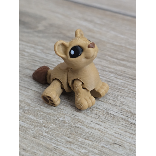 Mini figurka Lwicy 3d - Druk3d fidget mixGadzet