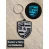 Breloczek Porsche - Świeci w Nocy! 3d - Druk3d fidget Keychain mixGadzet