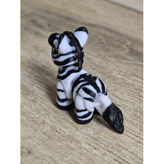 Mini figurka Zebry 3d - Druk3d fidget mixGadzet