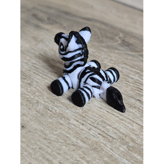 Mini figurka Zebry 3d - Druk3d fidget mixGadzet