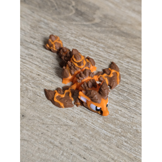 Mini Figurka Lava Dragon 3d - Druk3d fidget mixGadzet