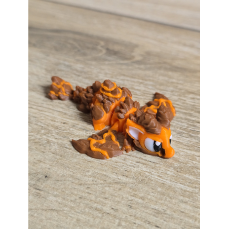 Mini Figurka Lava Dragon 3d - Druk3d fidget mixGadzet