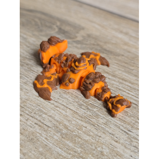 Mini Figurka Lava Dragon 3d - Druk3d fidget mixGadzet
