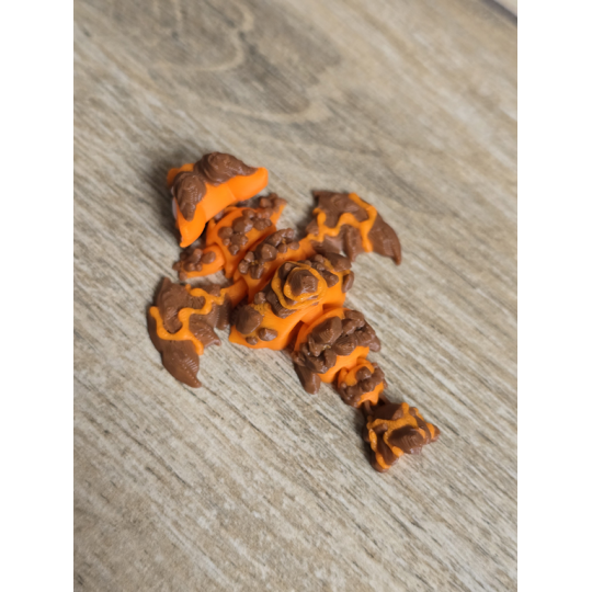 Mini Figurka Lava Dragon 3d - Druk3d fidget mixGadzet