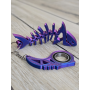 Keyspinner + Rekin 2w1 TikTok 3D - KeyRambit KeyFlipper 3D Fidget Keychain