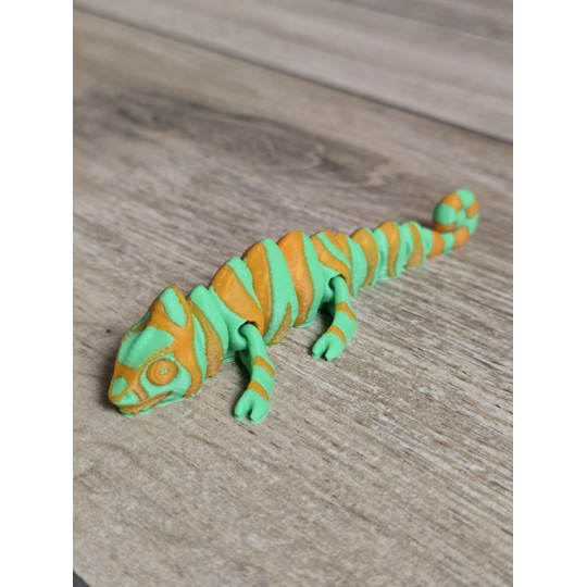 Mini Figurka Kameleona 3d - Druk3d fidget mixGadzet