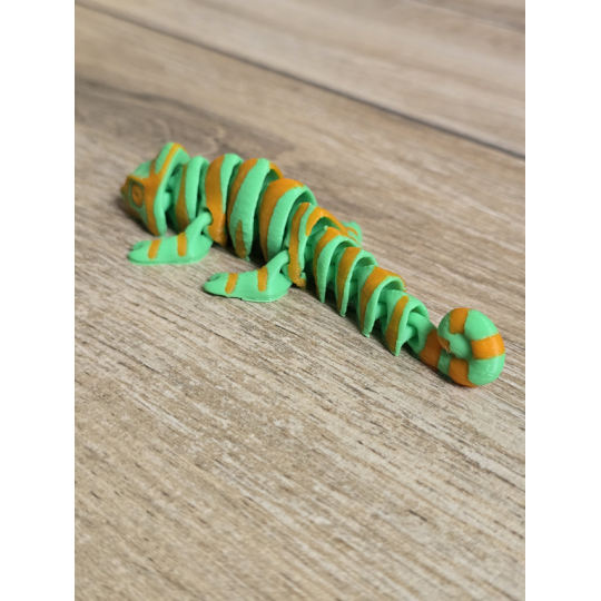 Mini Figurka Kameleona 3d - Druk3d fidget mixGadzet