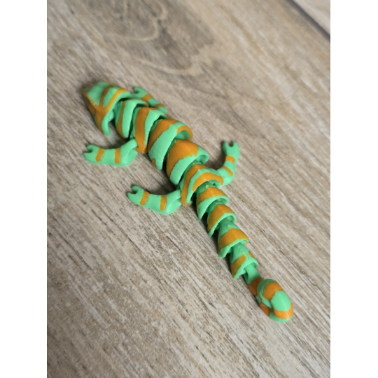 Mini Figurka Kameleona 3d - Druk3d fidget mixGadzet