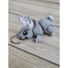 Mini Jackalope - Breloczek z Fantazją 3d - Brelok Druk3d fidget Keychain