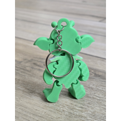 Kosmiczny brelok do kluczy UFO 3d - Brelok Druk3d fidget Keychain mixGadzet