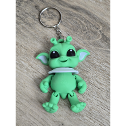 Kosmiczny brelok do kluczy UFO 3d - Brelok Druk3d fidget Keychain mixGadzet