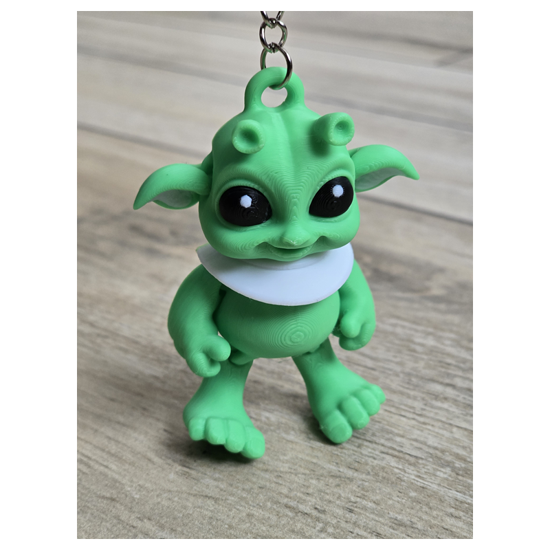 Kosmiczny brelok do kluczy UFO 3d - Brelok Druk3d fidget Keychain mixGadzet