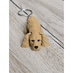 Piesek Cocker Spaniel Brelok 3d - Brelok Druk3d fidget Keychain mixGadzet