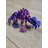 Szkielet Saber Tooth Tiger 20cm - 3D Kolekcjonerski Model - Dwukolorowy