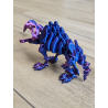 Szkielet Saber Tooth Tiger 20cm - 3D Kolekcjonerski Model - Dwukolorowy