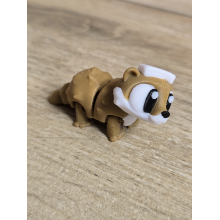 Mini Figurka Wydry z ręcznikiem 3d - Druk3d fidget mixGadzet