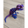 Fantastyczny Szkielet T-Rexa 25cm - 3D Kolekcjonerski Model - Dwukolorowy